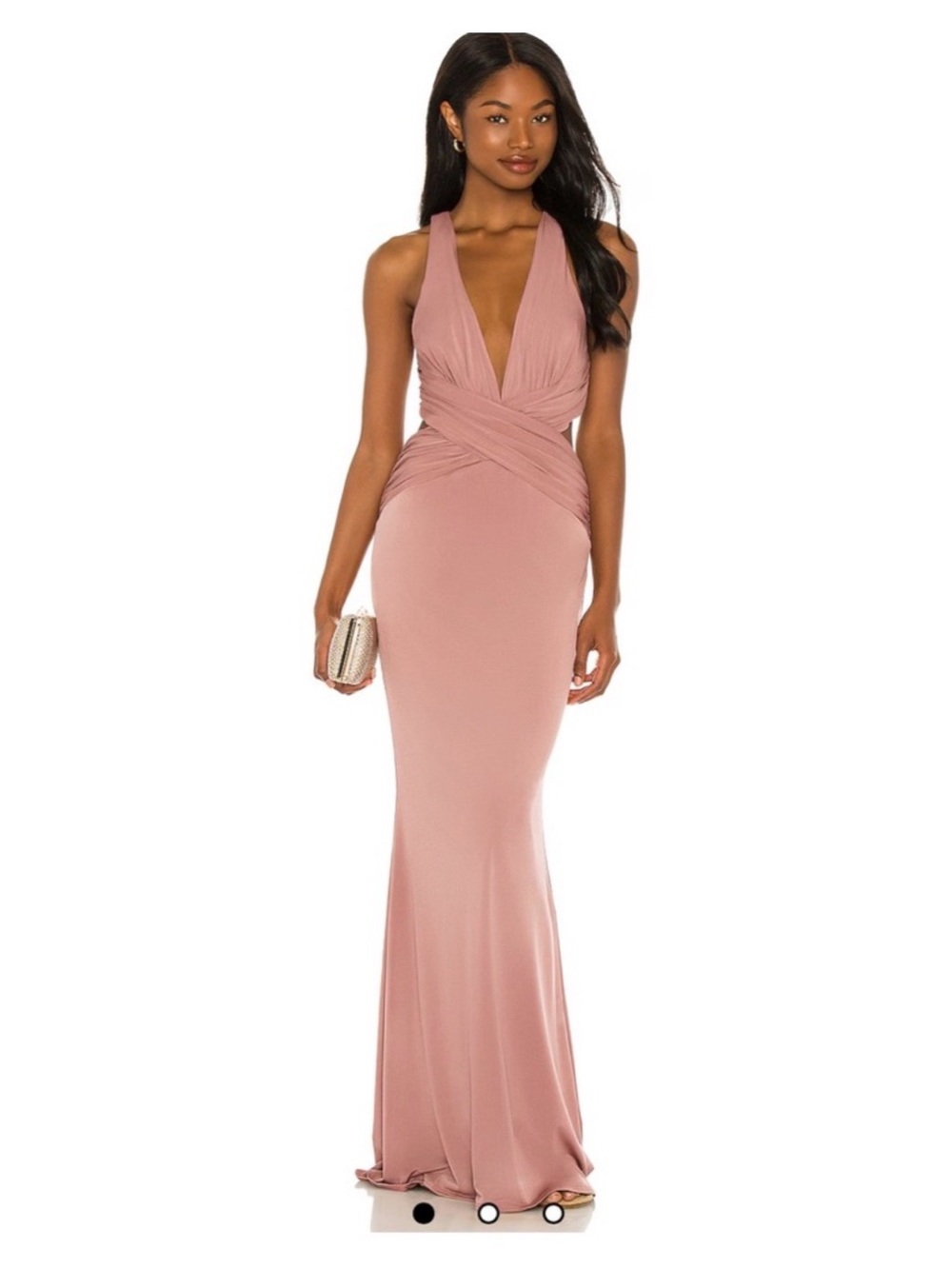 Katie May x Revolve Secret Agent Dress in Ash Rose, NEW/NEVER WORN, Small